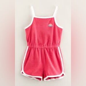 🆕 🌈 Tucker + Tate 🌈 Magenta Kids Sleeveless Romper. Size 8